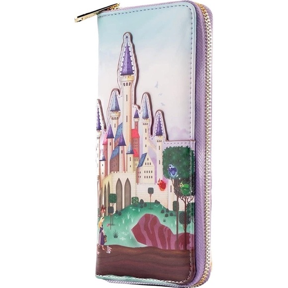 NWT Loungefly Disney Sleeping Beauty Castle Wallet - Picture 2 of 5